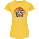 Show Me Your Kitties Funny Cat Kitten Womens Petite Cut T-Shirt Yellow