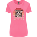 Show Me Your Kitties Funny Cat Kitten Womens Wider Cut T-Shirt Azalea