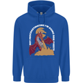 Side Quests Funny Role Playing Games RPG Childrens Kids Hoodie Royal Blue