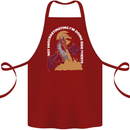 Side Quests Funny Role Playing Games RPG Cotton Apron 100% Organic Maroon