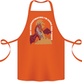 Side Quests Funny Role Playing Games RPG Cotton Apron 100% Organic Orange
