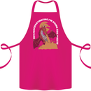 Side Quests Funny Role Playing Games RPG Cotton Apron 100% Organic Pink