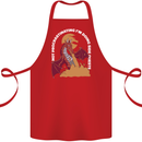 Side Quests Funny Role Playing Games RPG Cotton Apron 100% Organic Red