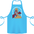 Side Quests Funny Role Playing Games RPG Cotton Apron 100% Organic Turquoise