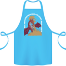 Side Quests Funny Role Playing Games RPG Cotton Apron 100% Organic Turquoise