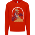 Side Quests Funny Role Playing Games RPG Kids Sweatshirt Jumper Bright Red