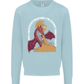 Side Quests Funny Role Playing Games RPG Kids Sweatshirt Jumper Light Blue