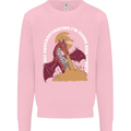 Side Quests Funny Role Playing Games RPG Kids Sweatshirt Jumper Light Pink