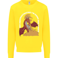 Side Quests Funny Role Playing Games RPG Kids Sweatshirt Jumper Yellow