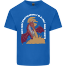 Side Quests Funny Role Playing Games RPG Kids T-Shirt Childrens Royal Blue