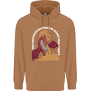 Side Quests Funny Role Playing Games RPG Mens 80% Cotton Hoodie Caramel Latte