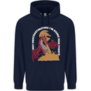 Side Quests Funny Role Playing Games RPG Mens 80% Cotton Hoodie Navy Blue