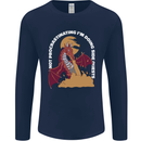 Side Quests Funny Role Playing Games RPG Mens Long Sleeve T-Shirt Navy Blue