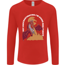 Side Quests Funny Role Playing Games RPG Mens Long Sleeve T-Shirt Red