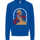 Side Quests Funny Role Playing Games RPG Mens Sweatshirt Jumper Royal Blue