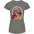Side Quests Funny Role Playing Games RPG Womens Petite Cut T-Shirt Charcoal