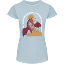Side Quests Funny Role Playing Games RPG Womens Petite Cut T-Shirt Light Blue