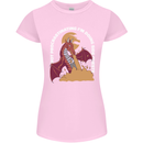 Side Quests Funny Role Playing Games RPG Womens Petite Cut T-Shirt Light Pink