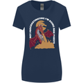 Side Quests Funny Role Playing Games RPG Womens Wider Cut T-Shirt Navy Blue