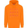 Signs of the Chinese Zodiac Shengxiao Childrens Kids Hoodie Orange