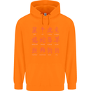 Signs of the Chinese Zodiac Shengxiao Childrens Kids Hoodie Orange