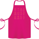 Signs of the Chinese Zodiac Shengxiao Cotton Apron 100% Organic Pink