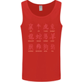 Signs of the Chinese Zodiac Shengxiao Mens Vest Tank Top Red