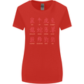 Signs of the Chinese Zodiac Shengxiao Womens Wider Cut T-Shirt Red