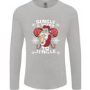 Single and Ready to Jingle Christmas Funny Mens Long Sleeve T-Shirt Sports Grey
