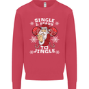 Single and Ready to Jingle Christmas Funny Mens Sweatshirt Jumper Heliconia