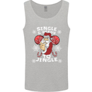 Single and Ready to Jingle Christmas Funny Mens Vest Tank Top Sports Grey