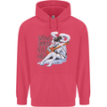 Sitting Smoking Weed Feeling High Cannabis Childrens Kids Hoodie Heliconia
