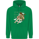 Sitting Smoking Weed Feeling High Drugs Childrens Kids Hoodie Irish Green