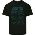 Six Pack Controller Funny Gaming Gamer Kids T-Shirt Childrens Black