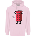 Six Pack Funny Gym Training Top Fat Obese Childrens Kids Hoodie Light Pink