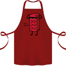 Six Pack Funny Gym Training Top Fat Obese Cotton Apron 100% Organic Maroon