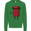 Six Pack Funny Gym Training Top Fat Obese Kids Sweatshirt Jumper Irish Green