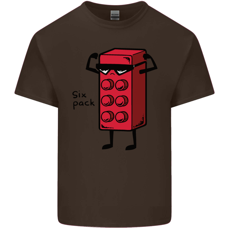 Six Pack Funny Gym Training Top Fat Obese Kids T-Shirt Childrens Chocolate