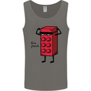 Six Pack Funny Gym Training Top Fat Obese Mens Vest Tank Top Charcoal
