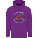 Skal The Vikings Alcohol Beer Nordic Odin Childrens Kids Hoodie Purple
