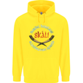 Skal The Vikings Alcohol Beer Nordic Odin Childrens Kids Hoodie Yellow