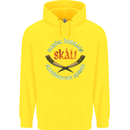 Skal The Vikings Alcohol Beer Nordic Odin Childrens Kids Hoodie Yellow