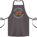 Skal The Vikings Alcohol Beer Nordic Odin Cotton Apron 100% Organic Dark Grey