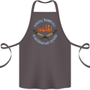 Skal The Vikings Alcohol Beer Nordic Odin Cotton Apron 100% Organic Dark Grey