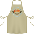 Skal The Vikings Alcohol Beer Nordic Odin Cotton Apron 100% Organic Khaki