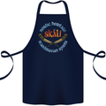 Skal The Vikings Alcohol Beer Nordic Odin Cotton Apron 100% Organic Navy Blue