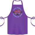 Skal The Vikings Alcohol Beer Nordic Odin Cotton Apron 100% Organic Purple