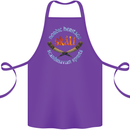 Skal The Vikings Alcohol Beer Nordic Odin Cotton Apron 100% Organic Purple