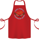 Skal The Vikings Alcohol Beer Nordic Odin Cotton Apron 100% Organic Red