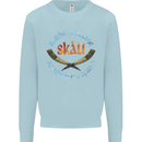 Skal The Vikings Alcohol Beer Nordic Odin Kids Sweatshirt Jumper Light Blue
